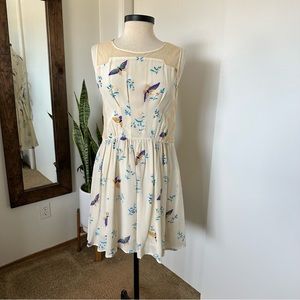 NWT Anna Studio France Tallulah Silk Dress M